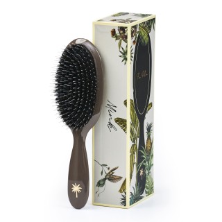 Fan Palm Hair Brush Medium Mink